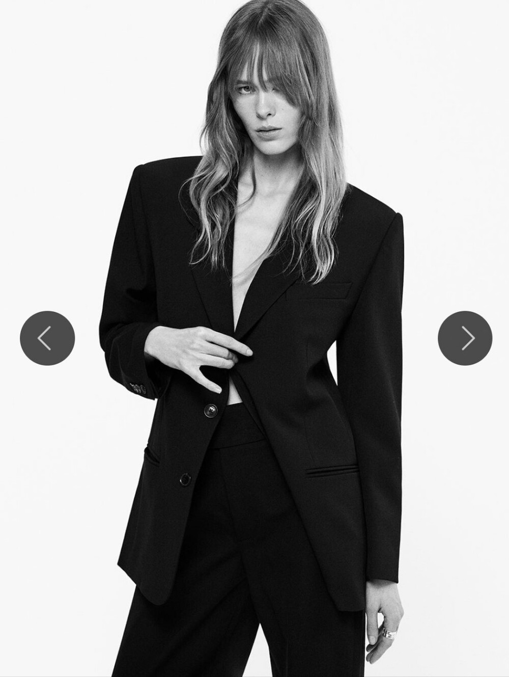 FRAME Grandfather Blazer In Black